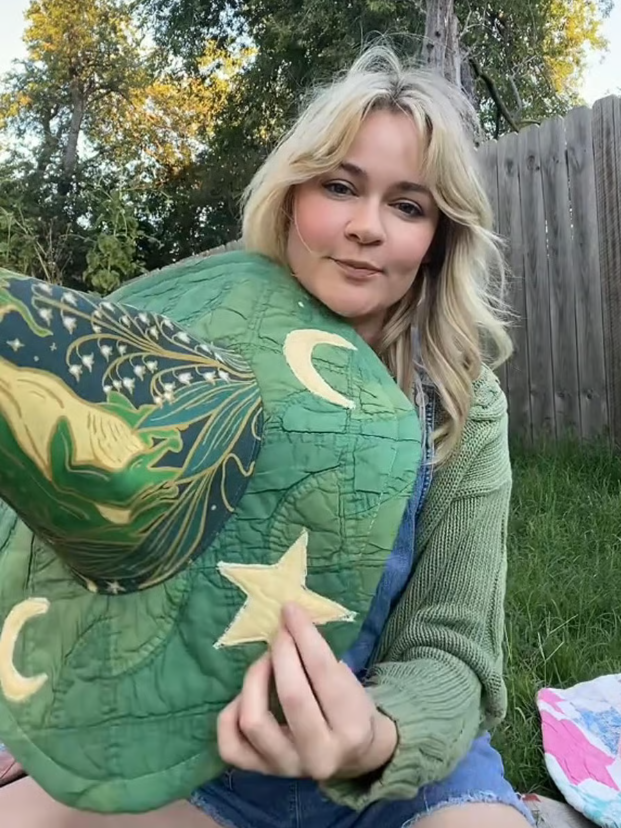 đź§™The Quilted Witch Hat | Handcrafted Folk Art Hat