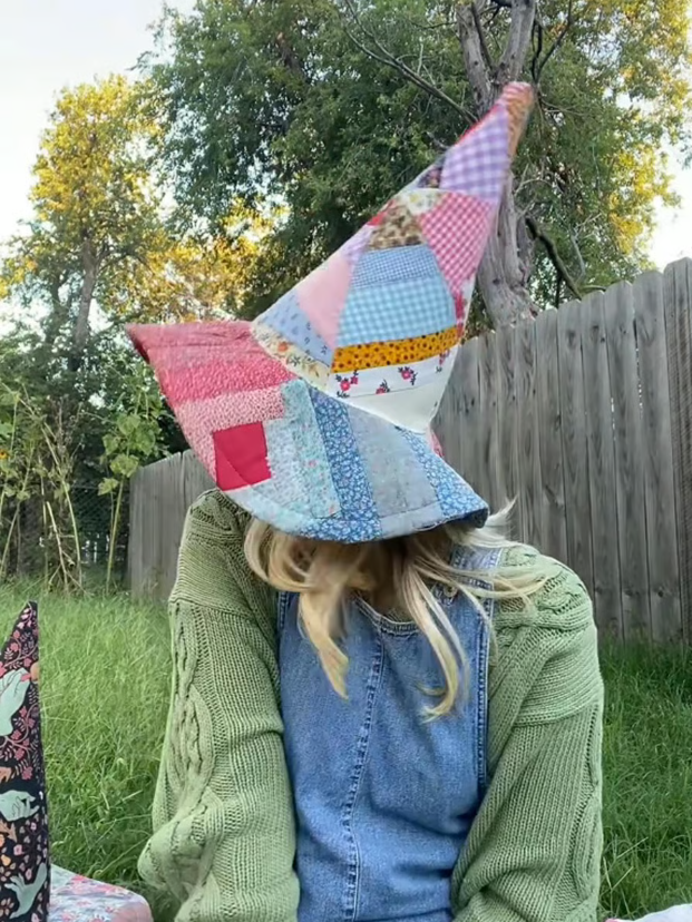 🧙The Quilted Witch Hat | Handcrafted Folk Art Hat